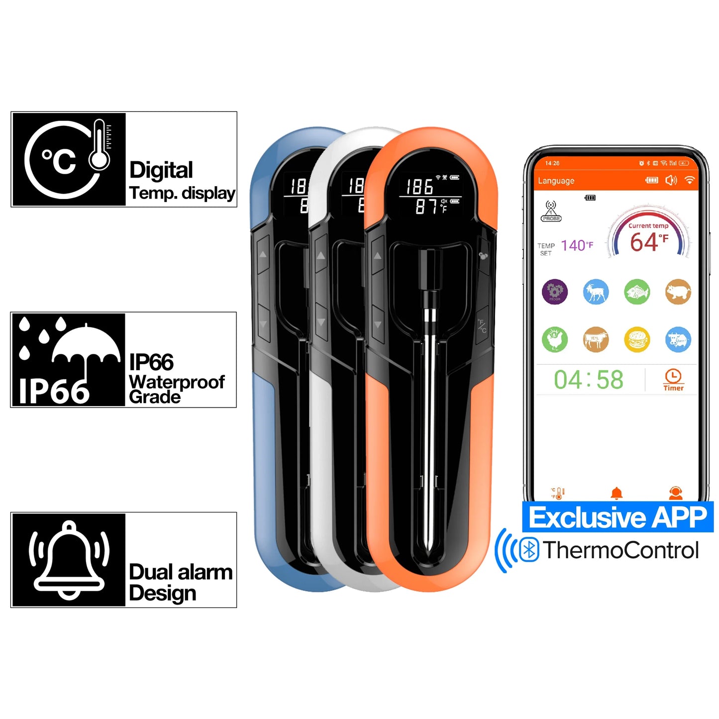 Wireless Food Thermometer