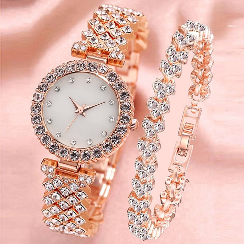 🎁Montre strass avec bracelet