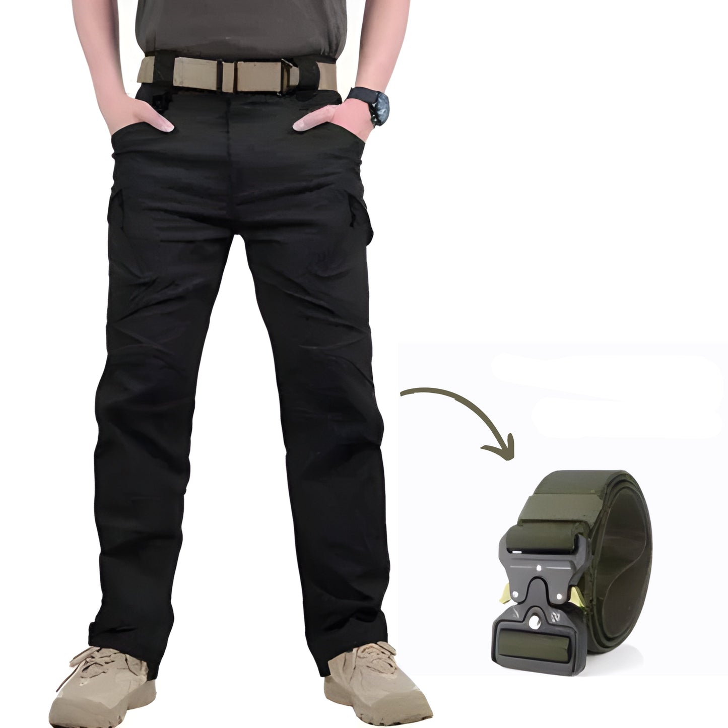 BUY 1 GET 2 TODAY -  Military Tactical Cargo Pants + Free Belt