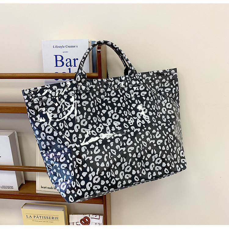 🥰 50 % de réduction Vente du Nouvel An 🎀 Sac fourre-tout rétro avec imprimé lettres pour femmes