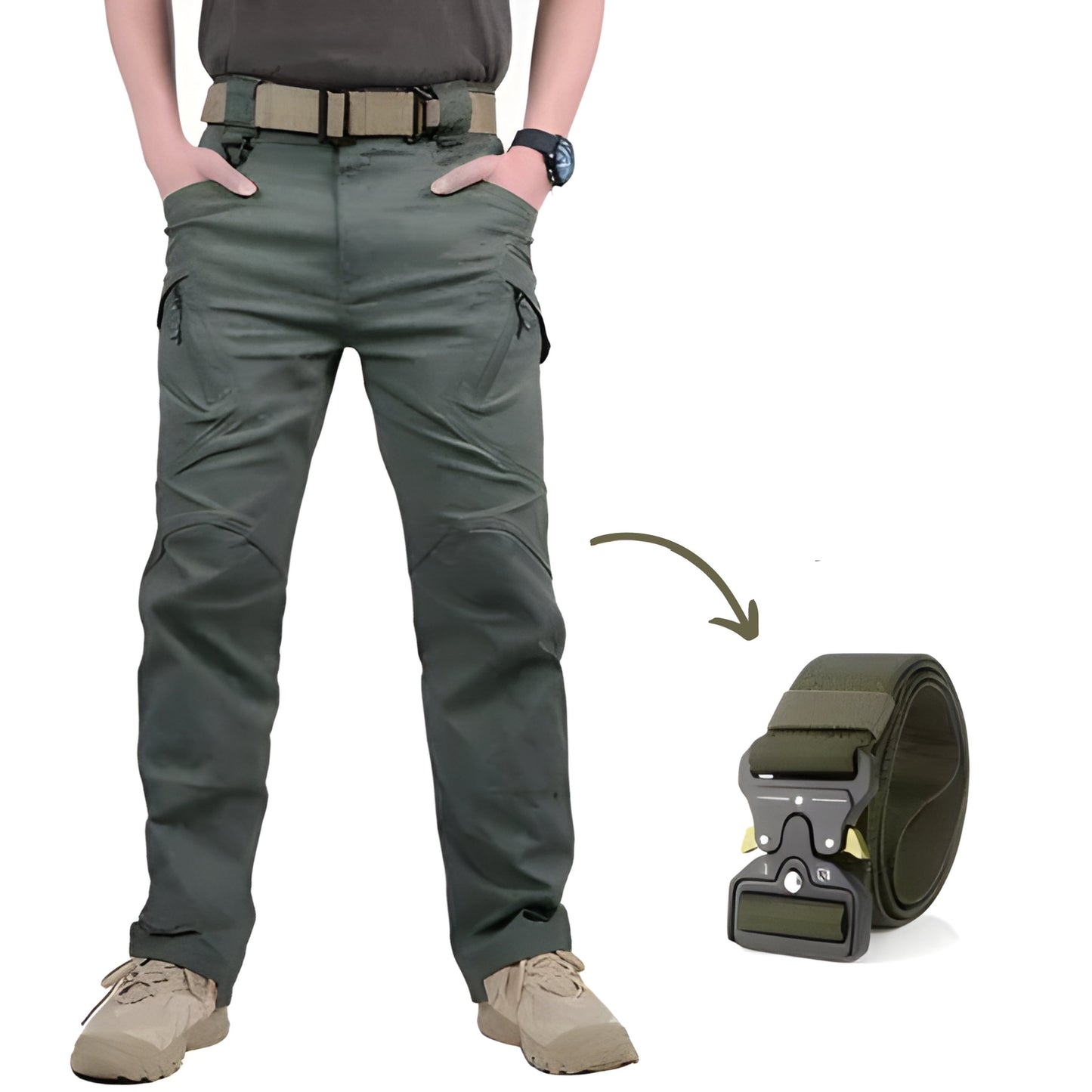 BUY 1 GET 2 TODAY -  Military Tactical Cargo Pants + Free Belt