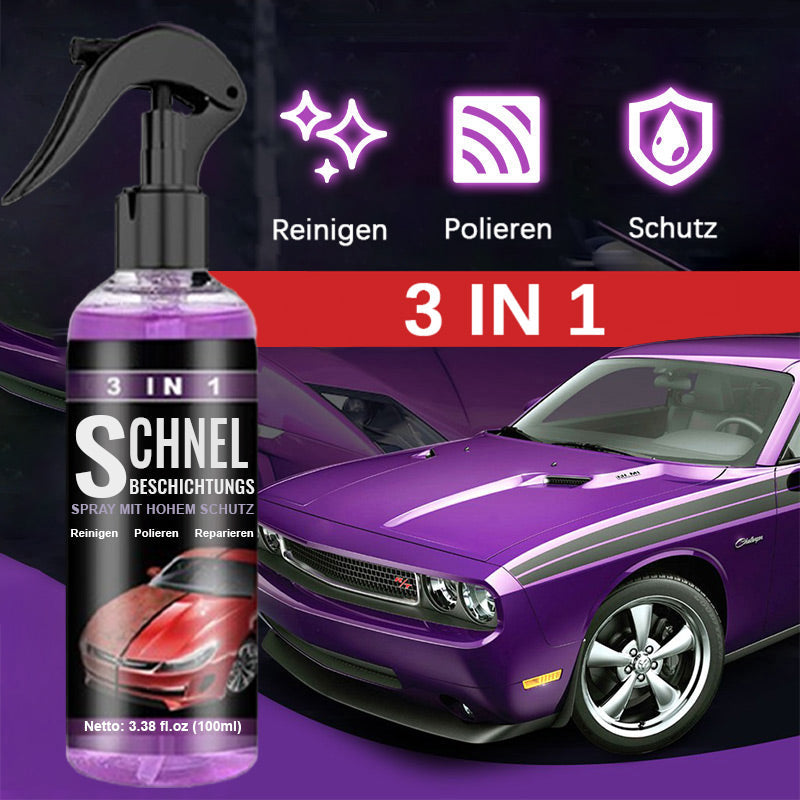 3 in 1 Schnellbeschichtungsspray mit hohem Schutz