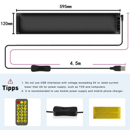 Car Window LED Screen