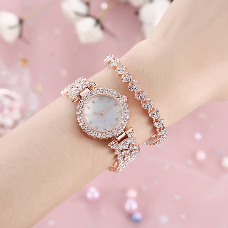 🎁Montre strass avec bracelet