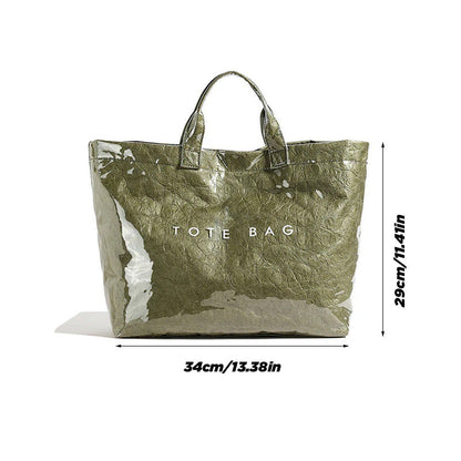 🥰 50 % de réduction Vente du Nouvel An 🎀 Sac fourre-tout rétro avec imprimé lettres pour femmes