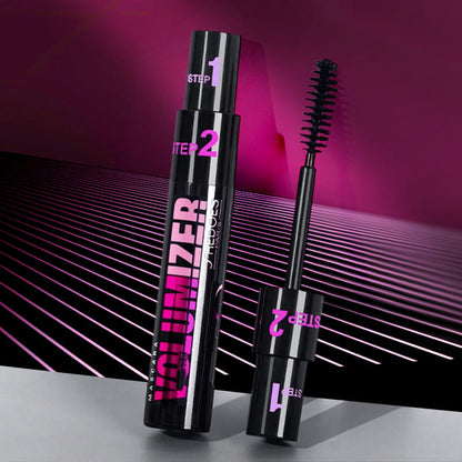 Mascara à double usage pour cils longs et épais